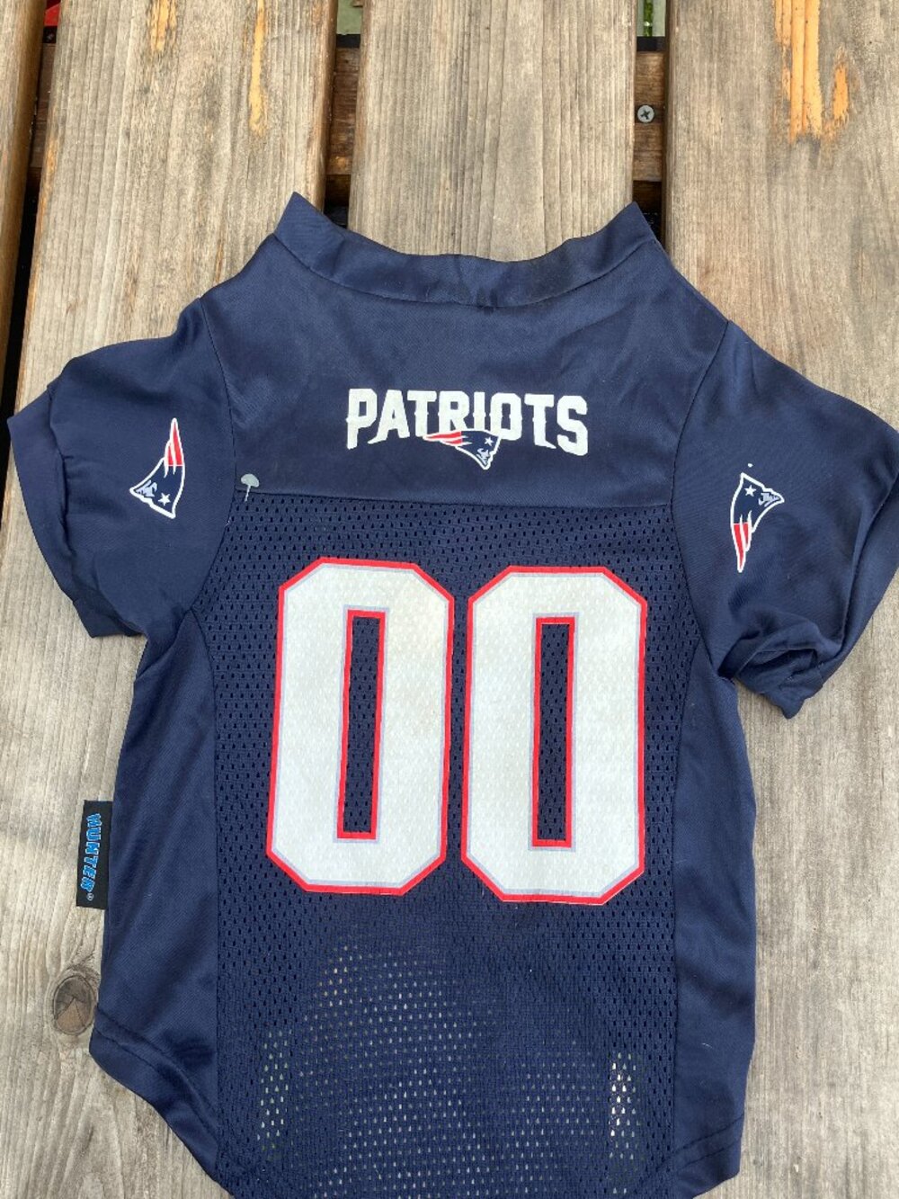 🏈 HUNTER x NEW ENGLAND PATRIOTS DOG COAT – LARGE 🐾
